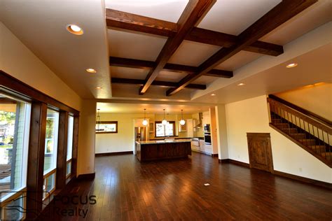 Living Room View Of This Amazing Custom Home Located In Tumalo Oregon