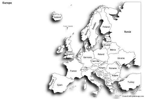 Top Mejores Mapa Fisico De Europa En Blanco Y Negro Para Imprimir En