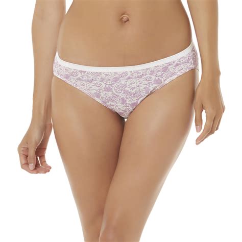 Hanes Womens 6 Pack Lace Effects Bikini Panties Clothing Womens
