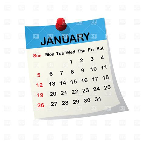 Free Clip Art January Calendar 10 Free Cliparts Download Images On