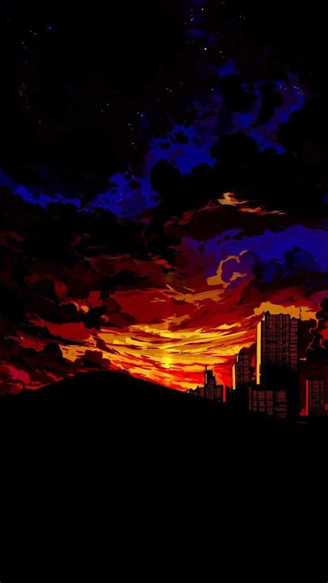 Aesthetic Anime Sunset Wallpapers Wallpaper Cave
