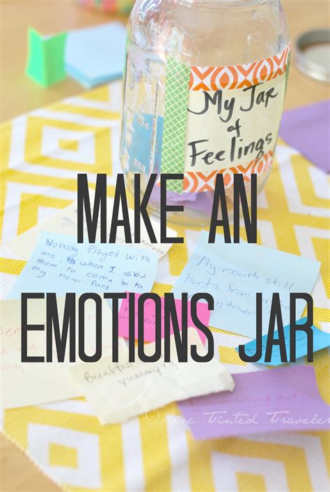 Make An Emotions Jar To Teach Kids About Their Feelings Teaching Kids