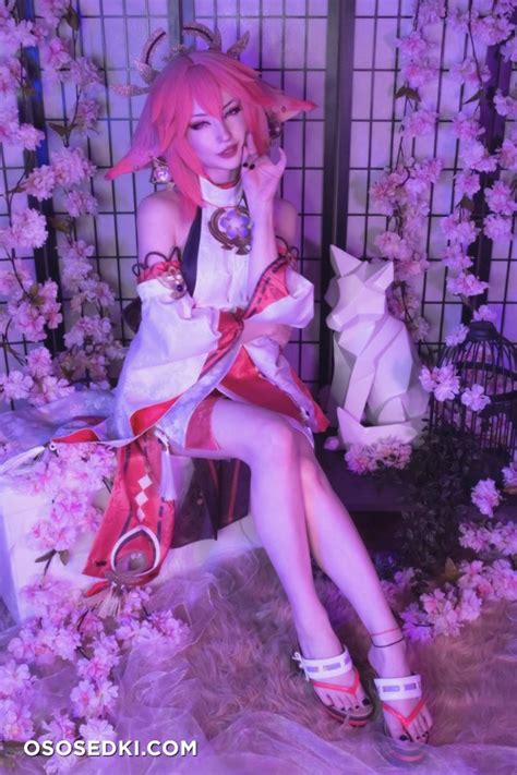 Shiro Kitsune Yae Miko Naked Cosplay Photos Onlyfans Patreon Fansly Cosplay Leaked