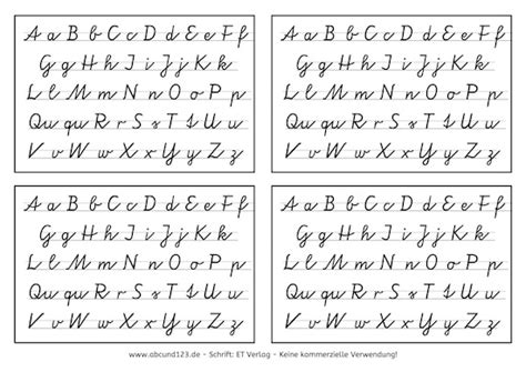 Eine schreibschrift, kursive (mittellateinisch cursivus. Schreibschrift Lernen Zum Ausdrucken