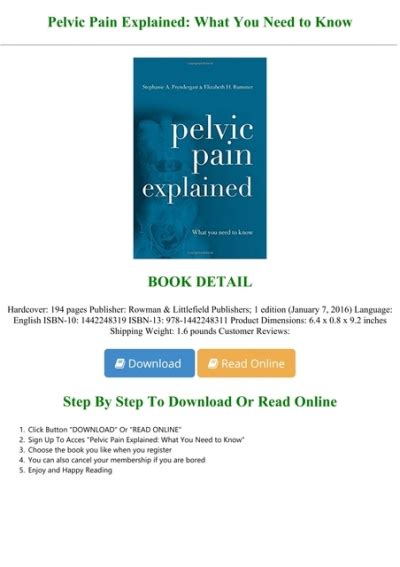 Pelvic Pain Explained Wh