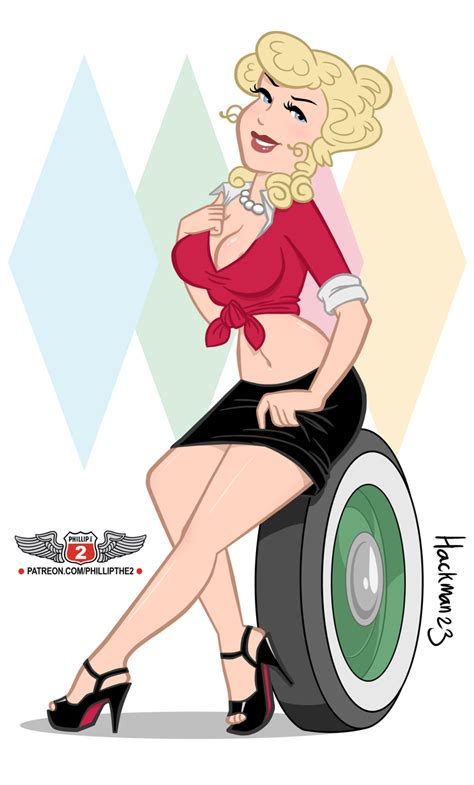 Rockabilly Blondie Re Color By Phillip The 2 Hentai Foundry