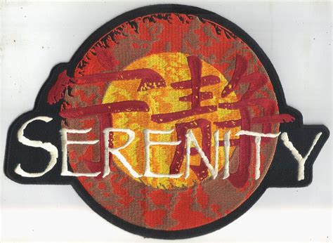 Firefly Serenity Movie Ship Logo Jacket Die Cut Embroidered Patch
