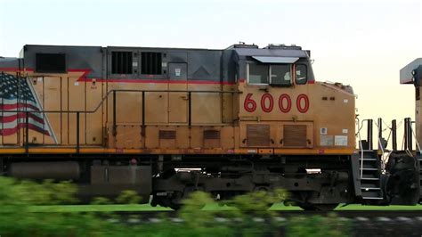 Union Pacific Intermodal Train Arlington Nebraska Youtube