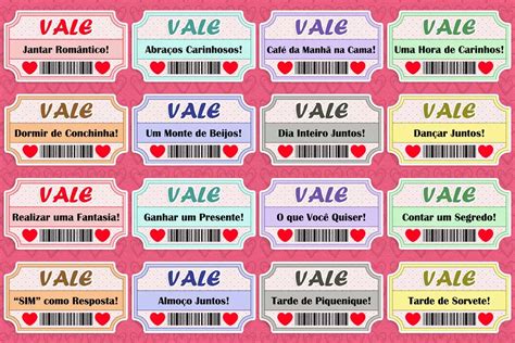 Cupons Vales Do Amor Para Namorado Para Imprimir Diy Gifts For Girlfriend Presents For