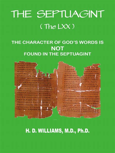 The Septuagint Septuagint Biblical Inerrancy