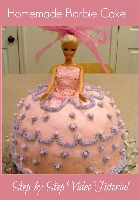 Barbie Cake How To Video The Happy Housewife Cooking