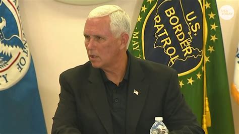 Mike Pence Visits Border Detention Facilities What He Saw In Texas