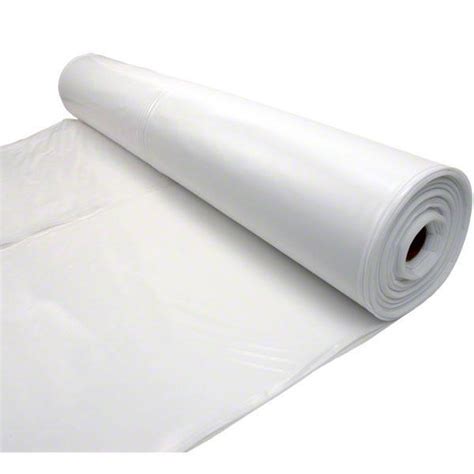 10 Mil White Plastic Sheeting 20 X 100 10 Mil Visqueen Plastic Roll