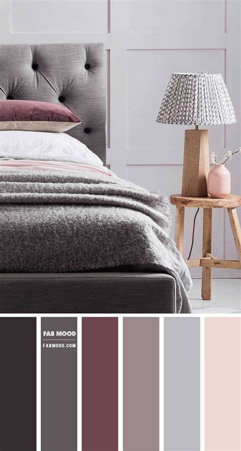 7 Calming Color Palettes For Bedroom Grey And Plum