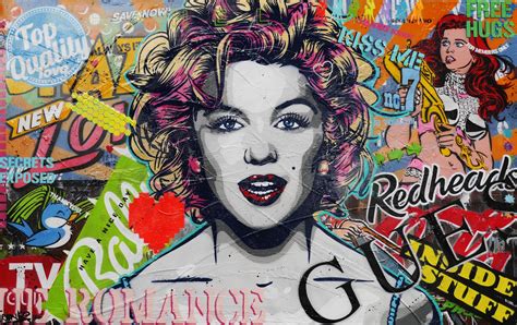 Pop art, warhol, basquiat, andy warhol, pop art collage, collage art, pop art movement, basquiat collage, jean michel basquiat, neo pop art, marilyn monroe subjects: Marilyn Goes Pop 160cm x 100cm Marilyn Monroe Pop Art ...