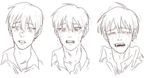 Be sure to draw along with the video below the pictures. crying poses - Google Search | Art reference poses, Face ...