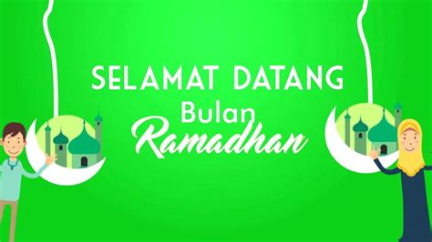 Animasi Ucapan Selamat Datang Bulan Ramadhan 1437 H Youtube
