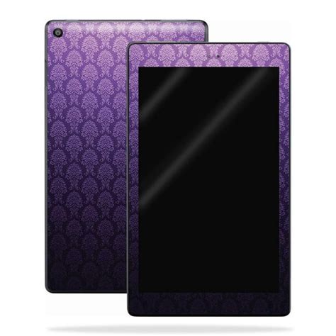 Mightyskins Skin For Amazon Kindle Fire Hd 8 2017 Antique Purple