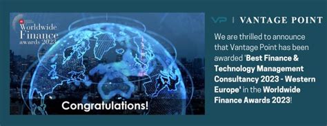 Worldwide Finance Award Winners Vantage Point