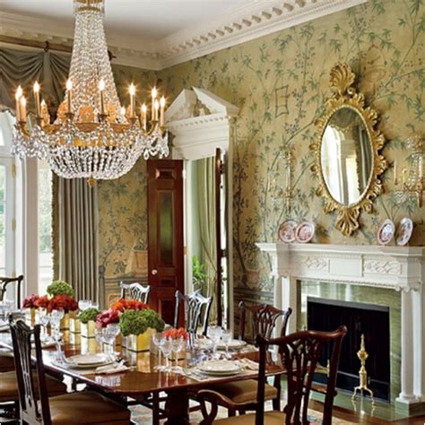 Key Interiors By Shinay English Country Dining Room