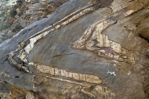Recumbent Fold In Marble Geology Pics