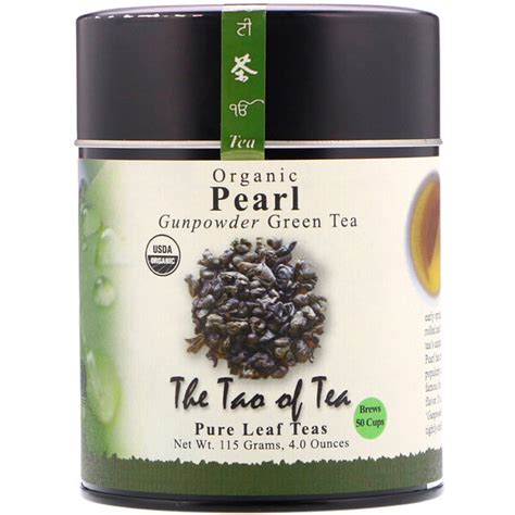 The Tao Of Tea Organic Gunpowder Green Tea Pearl 40 Oz 115 G Iherb