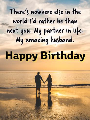 36 husband birthday quotes from wife. Next You - Happy Birthday Wishes Card for Husband ...