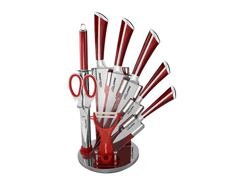We did not find results for: Knife Set with Rotating Block Stand Red-9 Piece - Global ...
