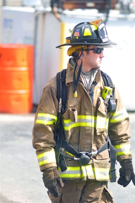 Ifa Company One Firefighter Sam Phoebus Walking To Fireground