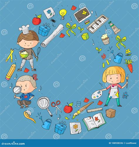 Children. School and Kindergarten. Creativity and Education. Music