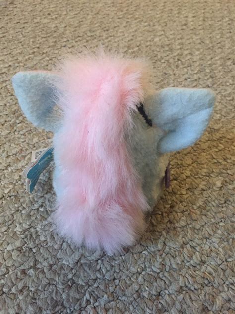 Vintage Blue Pink White Furby 1990s Tested And Works With Tags Etsy
