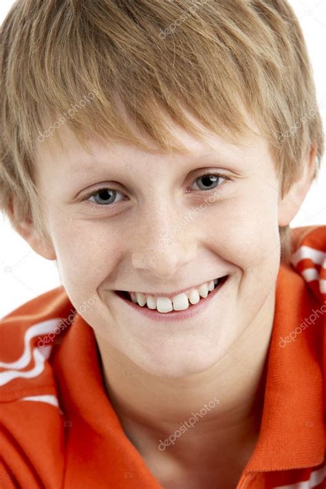 Portrait Of Smiling 12 Year Old Boy — Stock Photo © Monkeybusiness 4795581