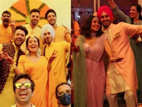 Indian Idol 12 Judge Neha Kakkars Wedding Ceremonies Begin With Rohanpreet Singh See Pics From