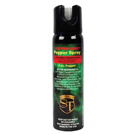 Pepper Shot 12 Mc 4 Oz Pepper Spray Safety Technology