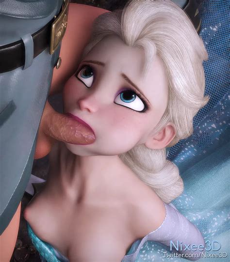 Elsa Nixee3D Frozen Nudes By Nixee3D