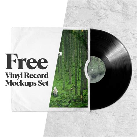 Free Vinyl Record Mockups Set Free Psd Mockup Download For Adobe