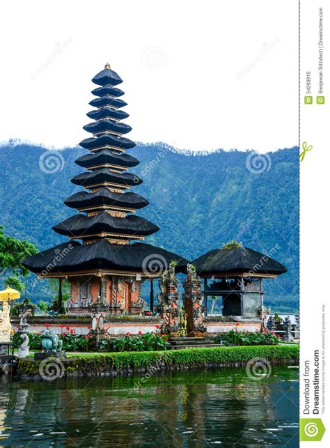 Pura Ulun Danu Bratan At Bali Indonesia Stock Photo Image 54269915