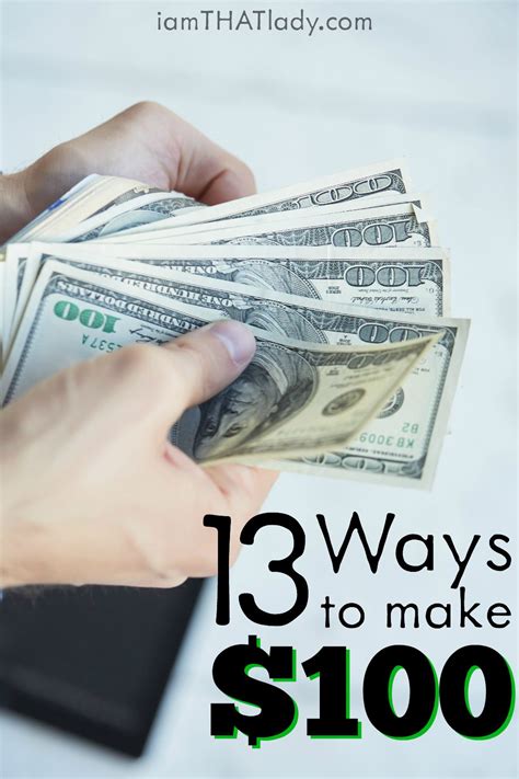 Ways to Make Extra Money | 13 Ways to make an Easy $100