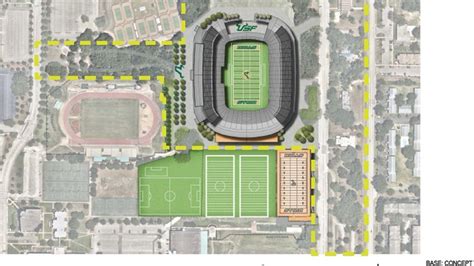 Usf Has Initial Framework For Proposed On Campus Stadium