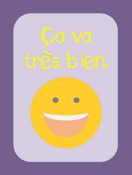 Comment Ca Va Posters by Bonjour Mme Kuhnle | Teachers Pay Teachers