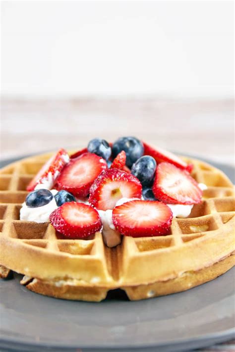 In separate bowl, separate egg whites and beat until stiff peaks form. Light & Fluffy Belgian Waffles | Bunsen Burner Bakery