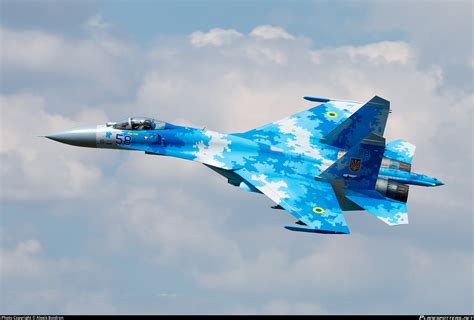 58 Ukraine Air Force Sukhoi Su 27p Photo By Alexis Boidron Id 1319496