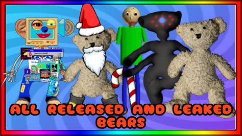 New All Bear Alpha Skins Roblox Unreleased Skins Youtube