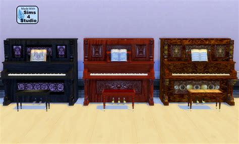 My Sims 4 Blog The Sims 2 Upright Saloon Piano By Esmeralda