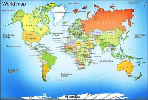 Mapa Del Mundo Entero World Map Weltkarte Peta Dunia Mapa Del Images