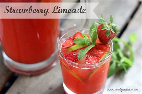 Served Up With Love Fresh Strawberry Lemonade