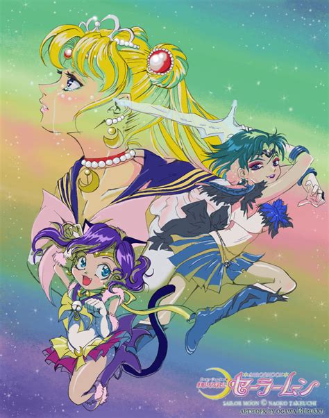 Princess Sailor Moon Dark Mercury And Sailor Luna