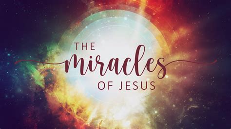 Current Series The Miracles Of Jesus Lifechurch