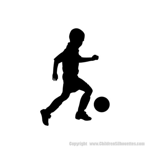 Boy Playing Soccer Childrens Wall Decor