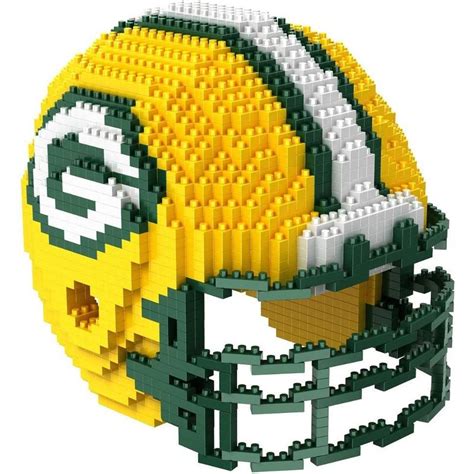 Green Bay Packers NFL 3D BRXLZ Puzzle Helmet Set ... Includes preseason and regular season game dates.